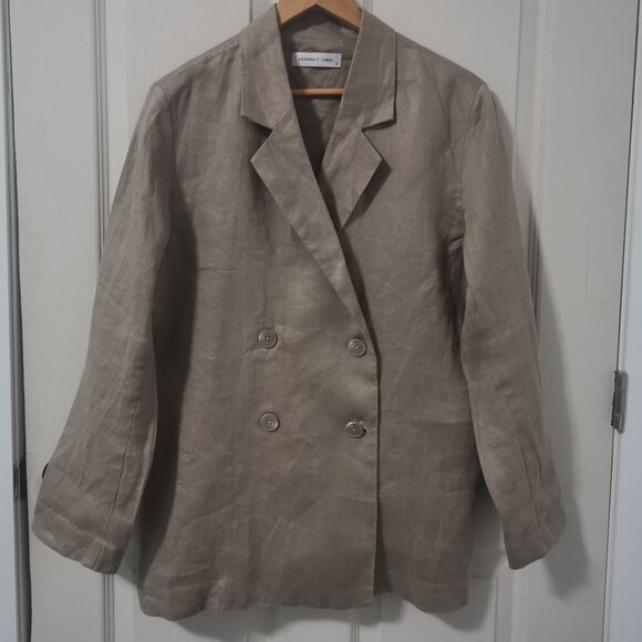 Assembly Label linen blazer - Picture 1 of 11